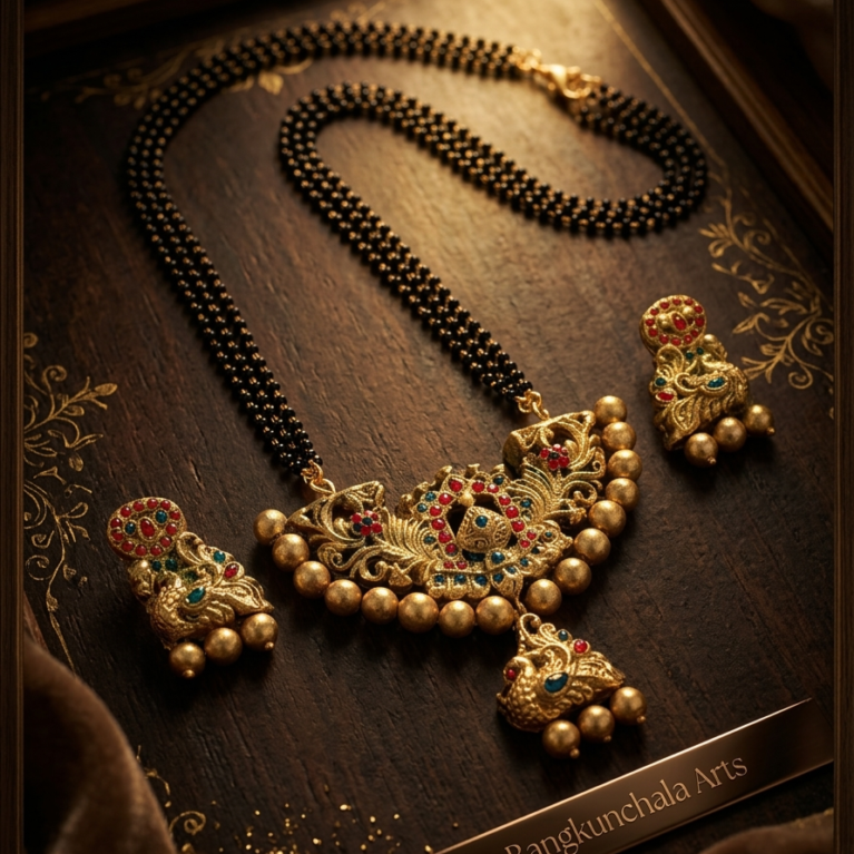 Rajwada Antique Mangalsutra Set