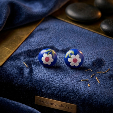 Royal Bloom Terracotta Studs