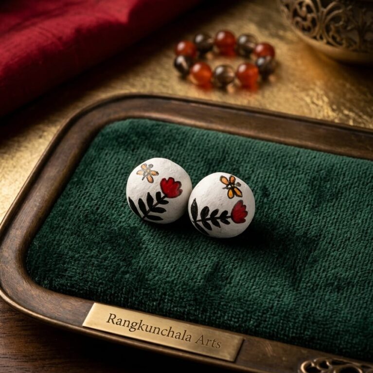 Floral Charm Studs